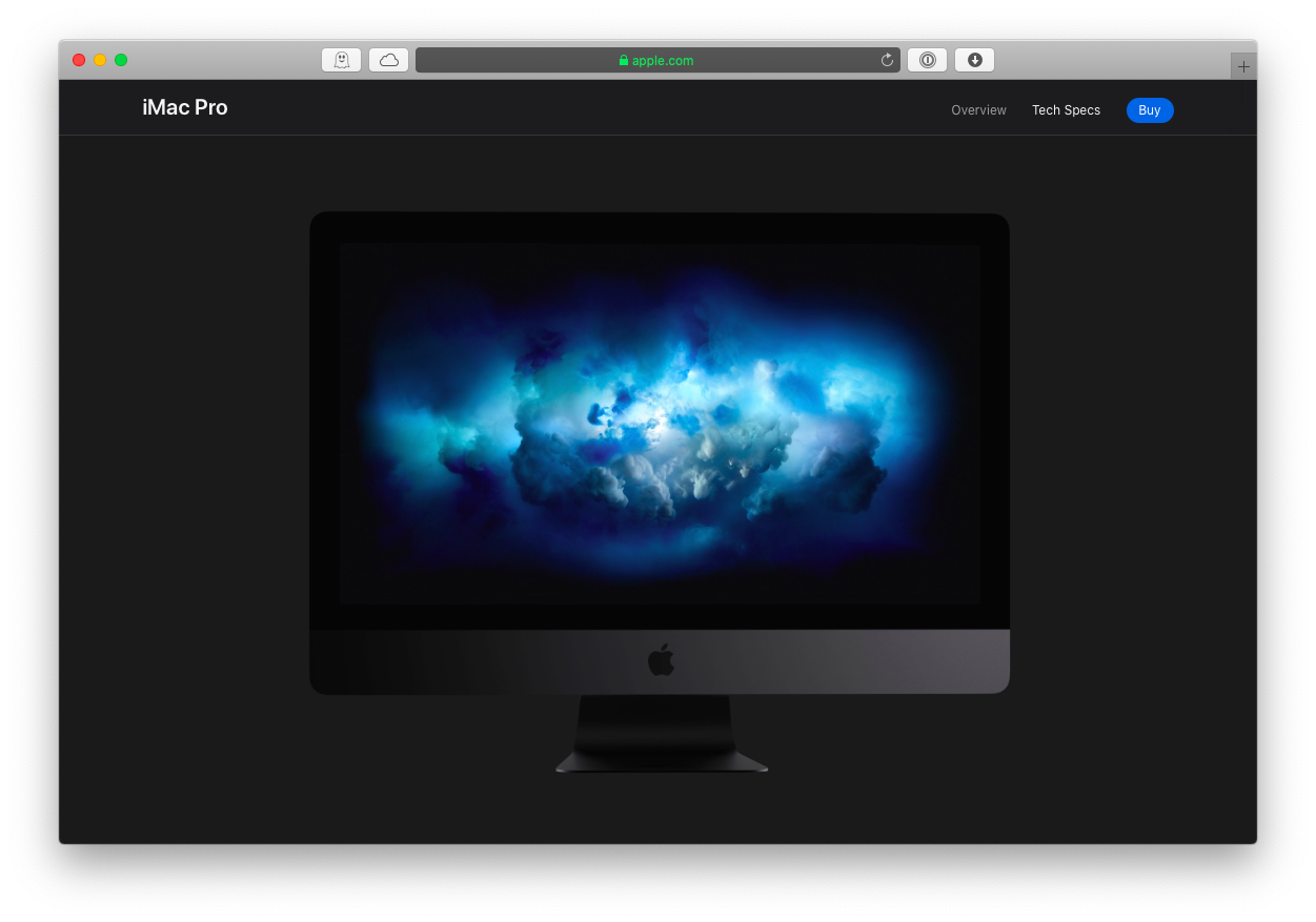 iMac Pro Apple Mac video editing