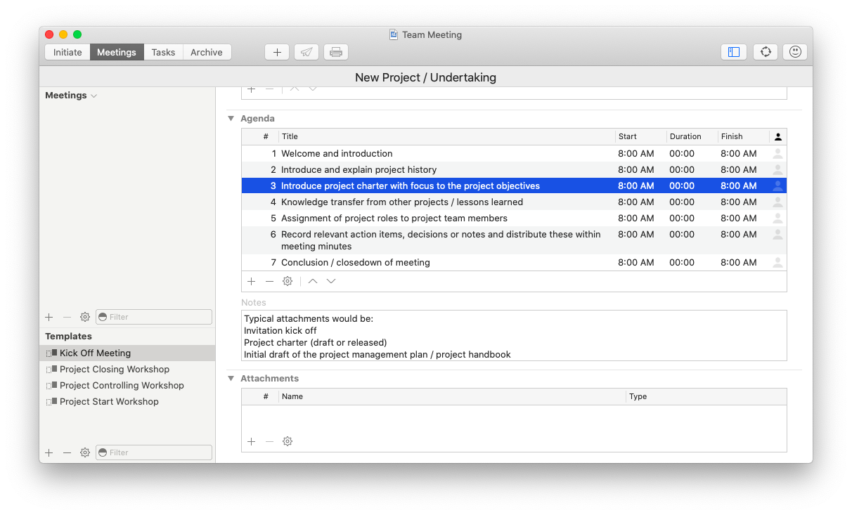iMeetingX Mac notes meetings app