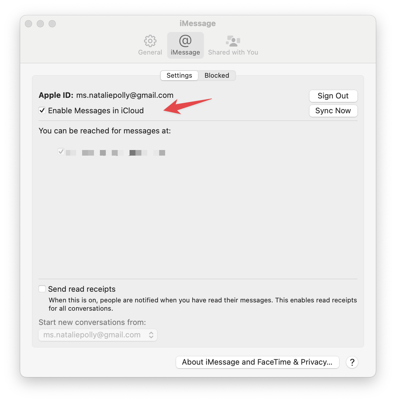imessage in icloud