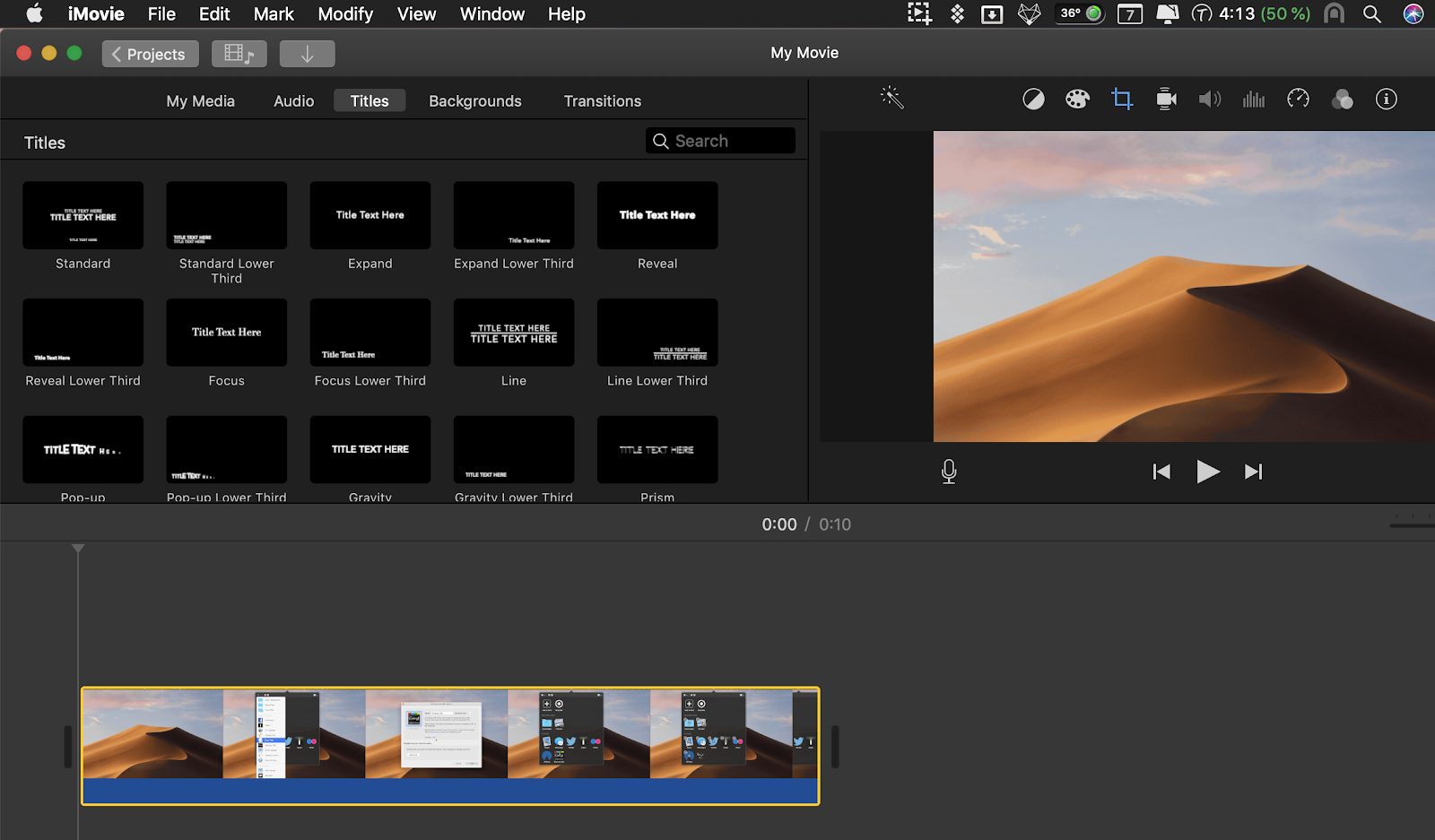 imovie free video editor for mac