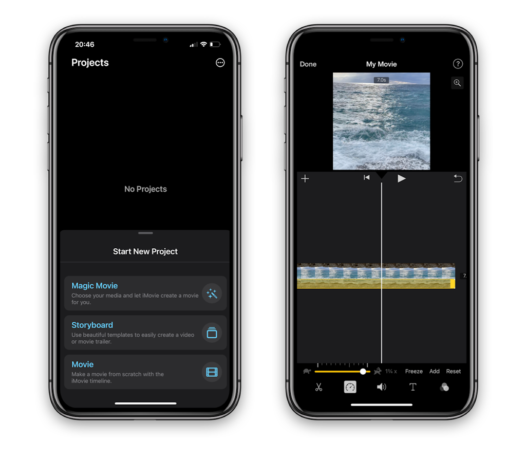 How to speed up a video on iMovie on Mac and iOS