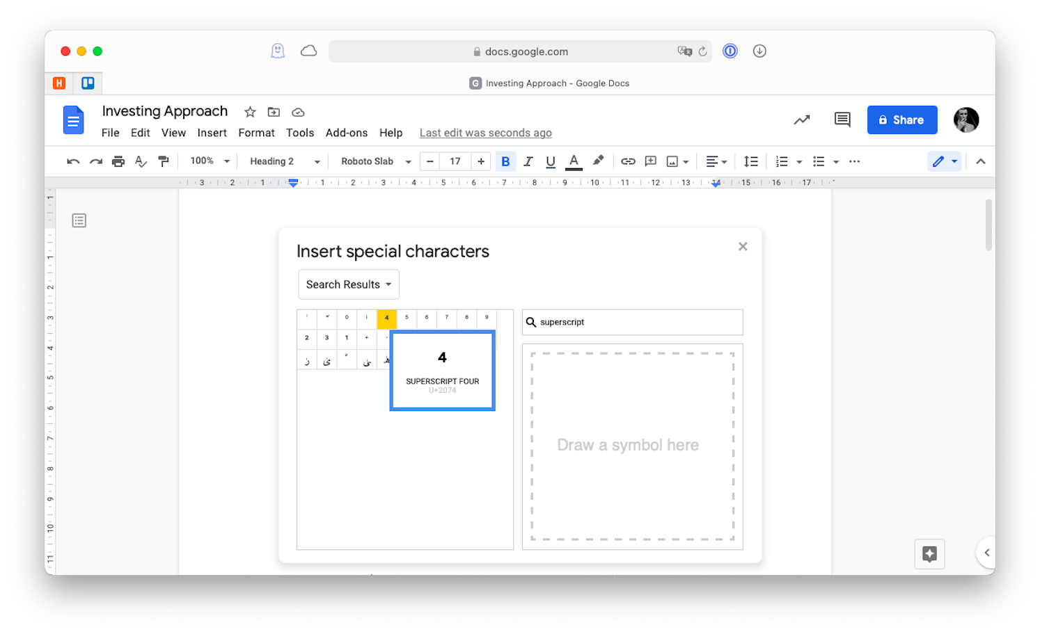 How to type superscript or subscript characters – Setapp