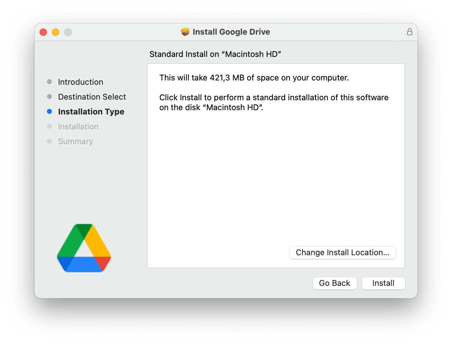 google drive for mac m1