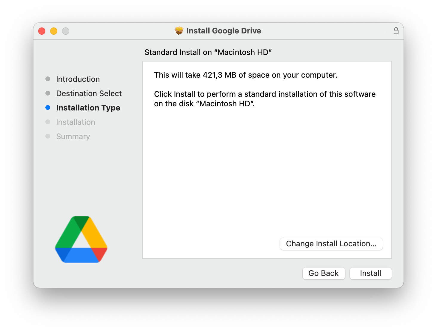 install google drive on mac