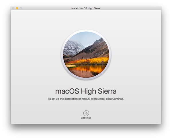 how to update to macos high sierra