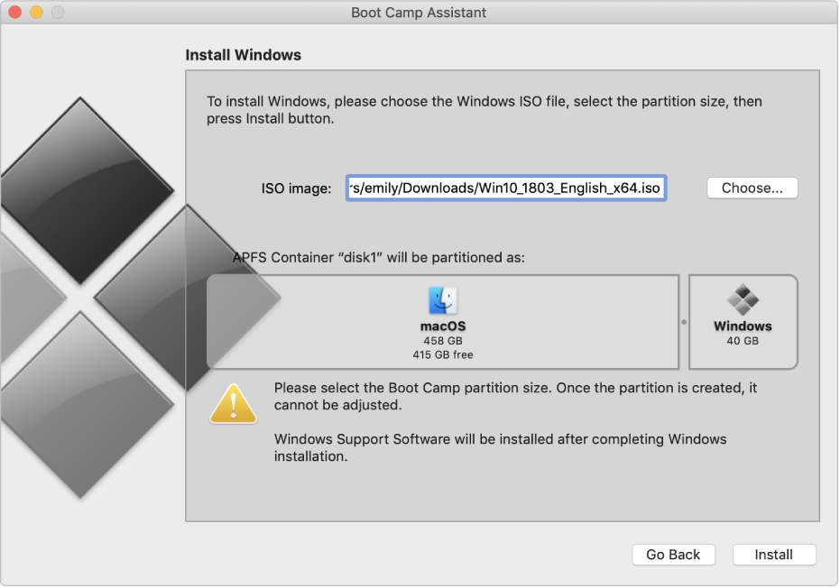 Install Windows Boot Camp Mac