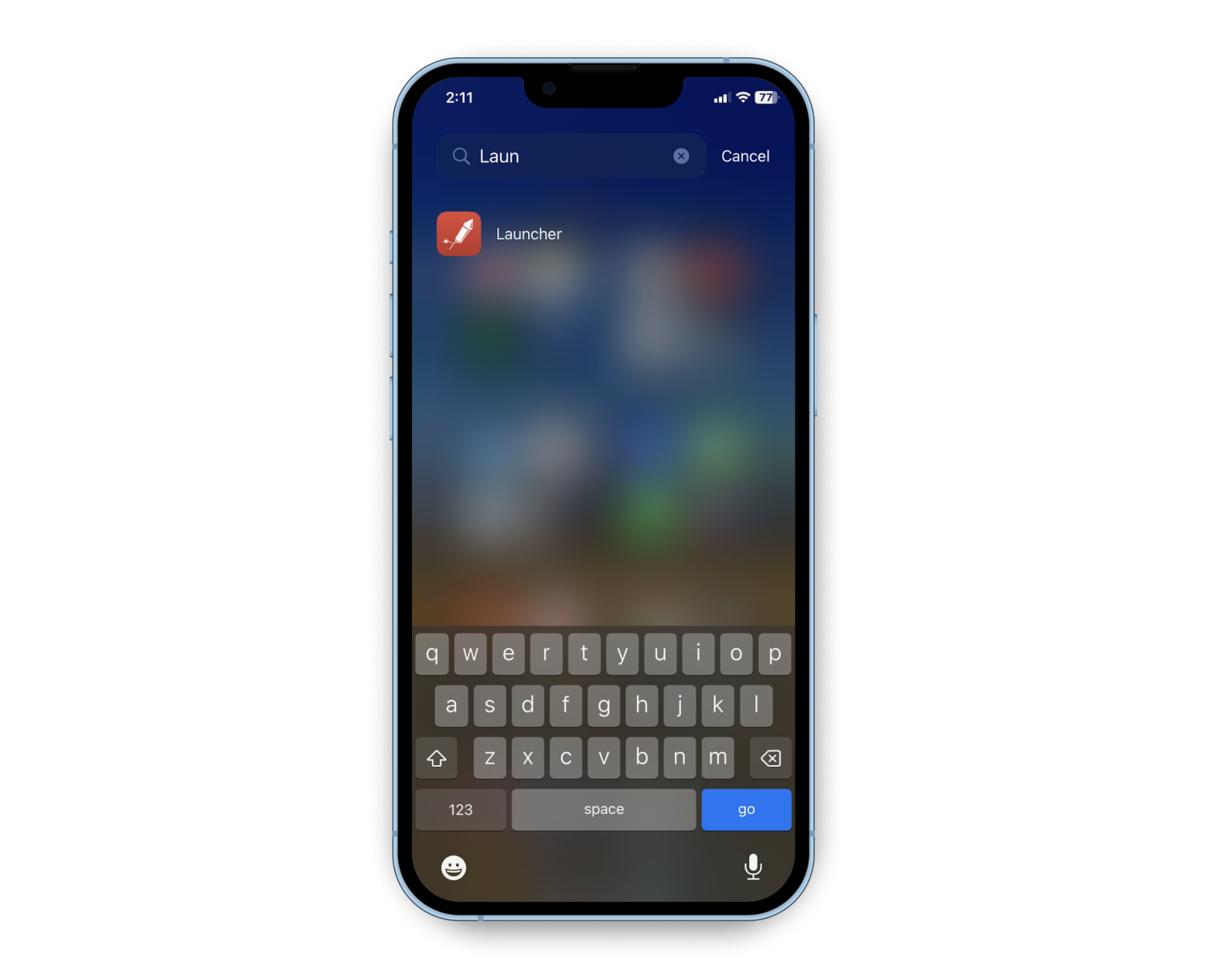 search for app in Library on iPhone search for app in Library on iPhone