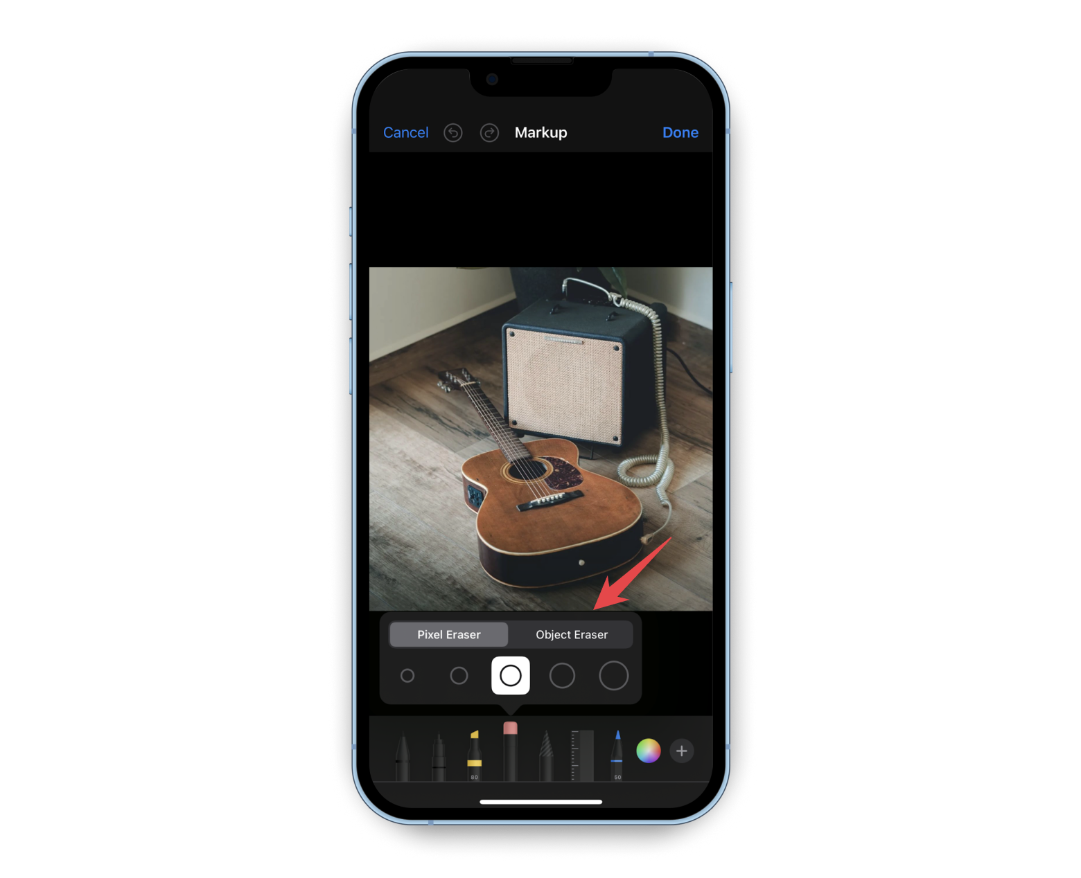 Object Eraser in Photos app on iPhone