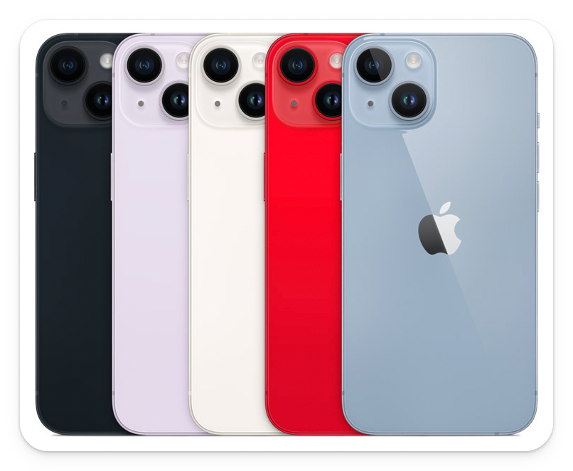 iPhones 14 | image from apple.com