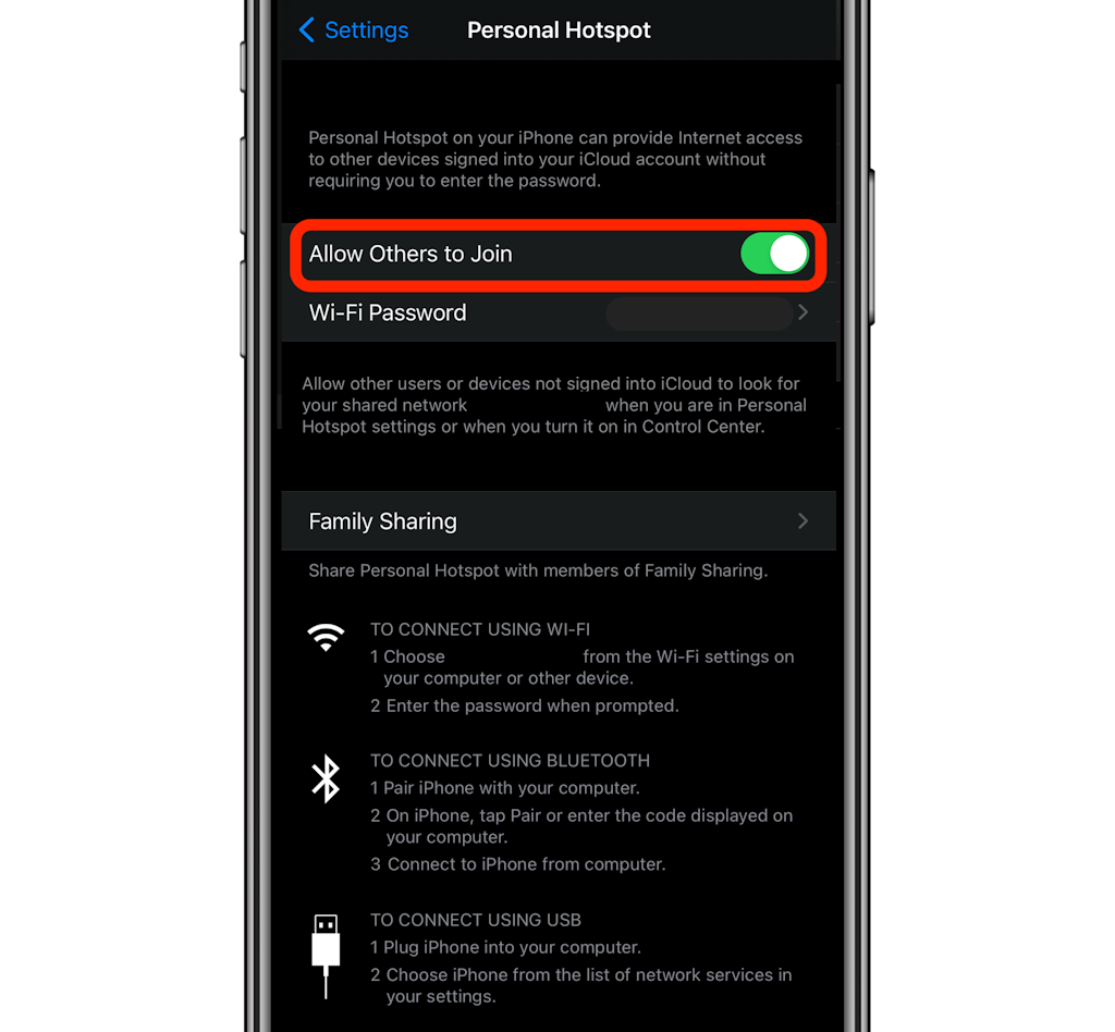 How to turn on hotspot on iPhone and connect to the internet