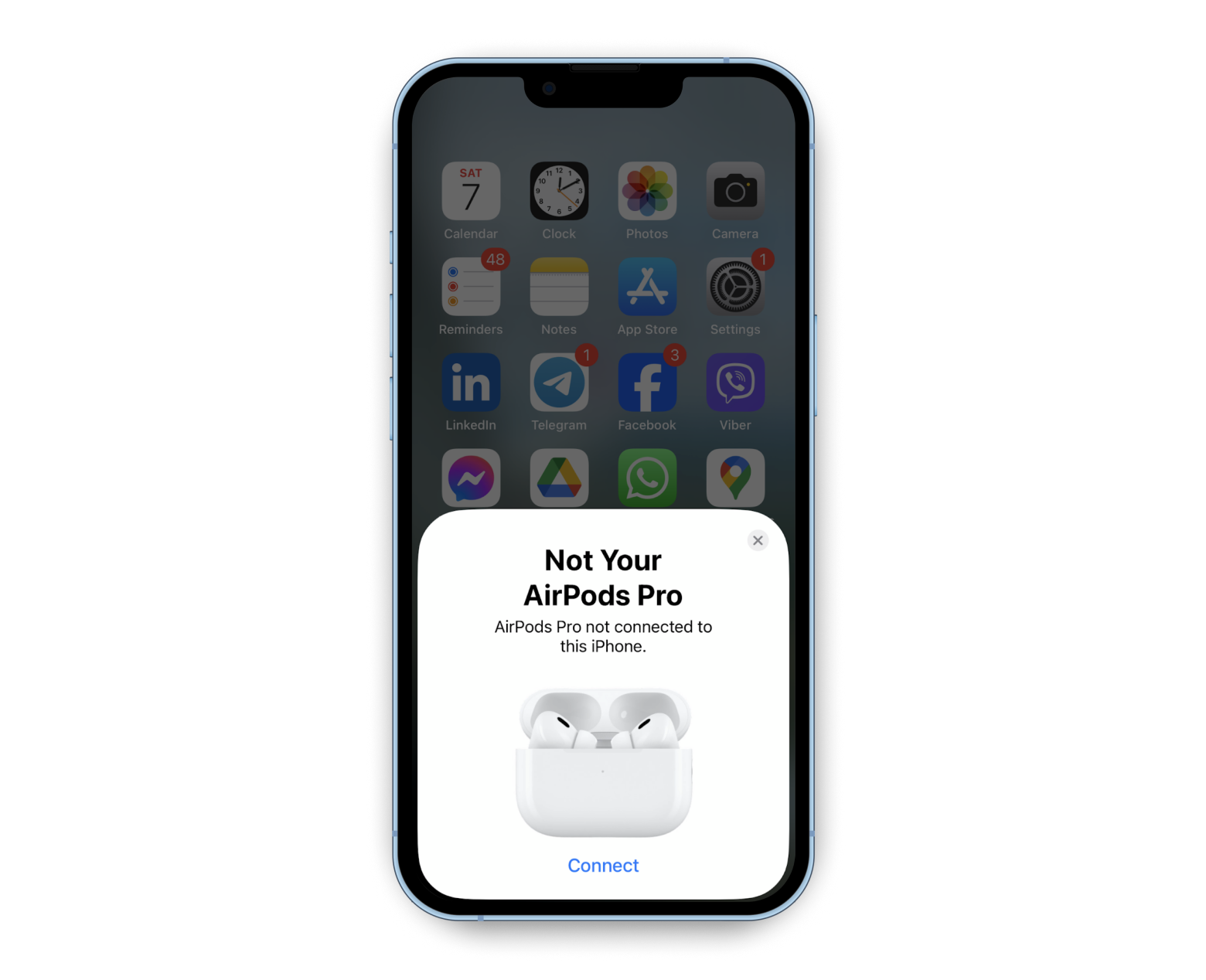 iphone reconnect airpods