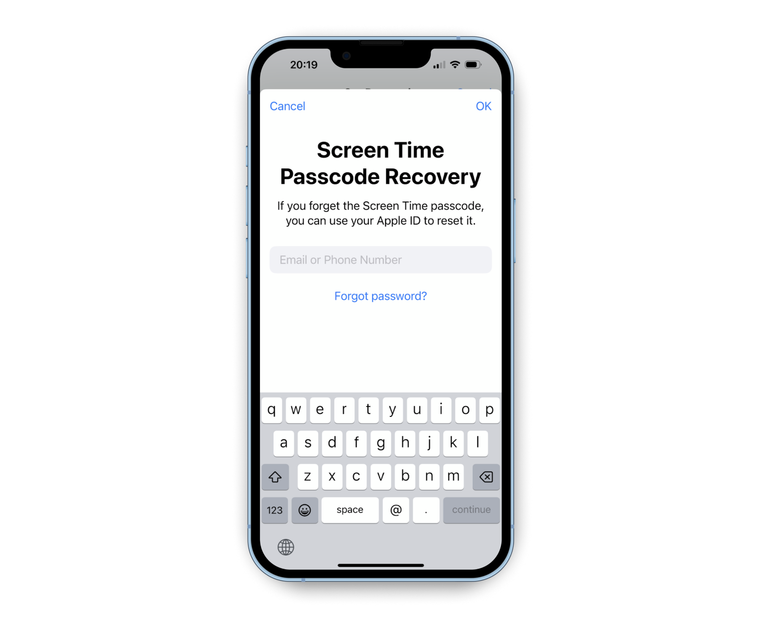 Screen Time Passcode Recovery