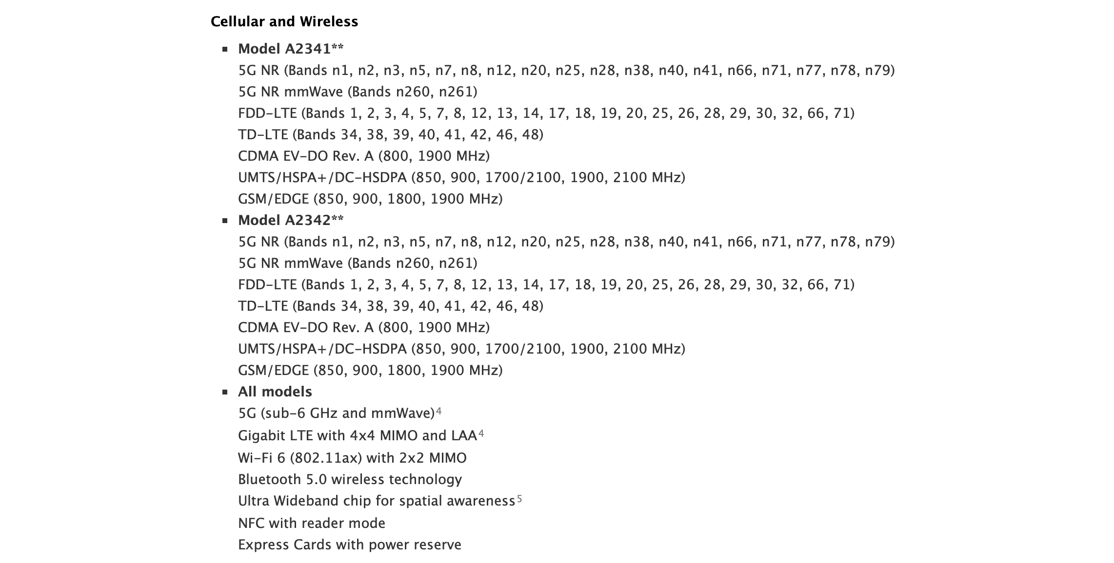 iphone tech specification 