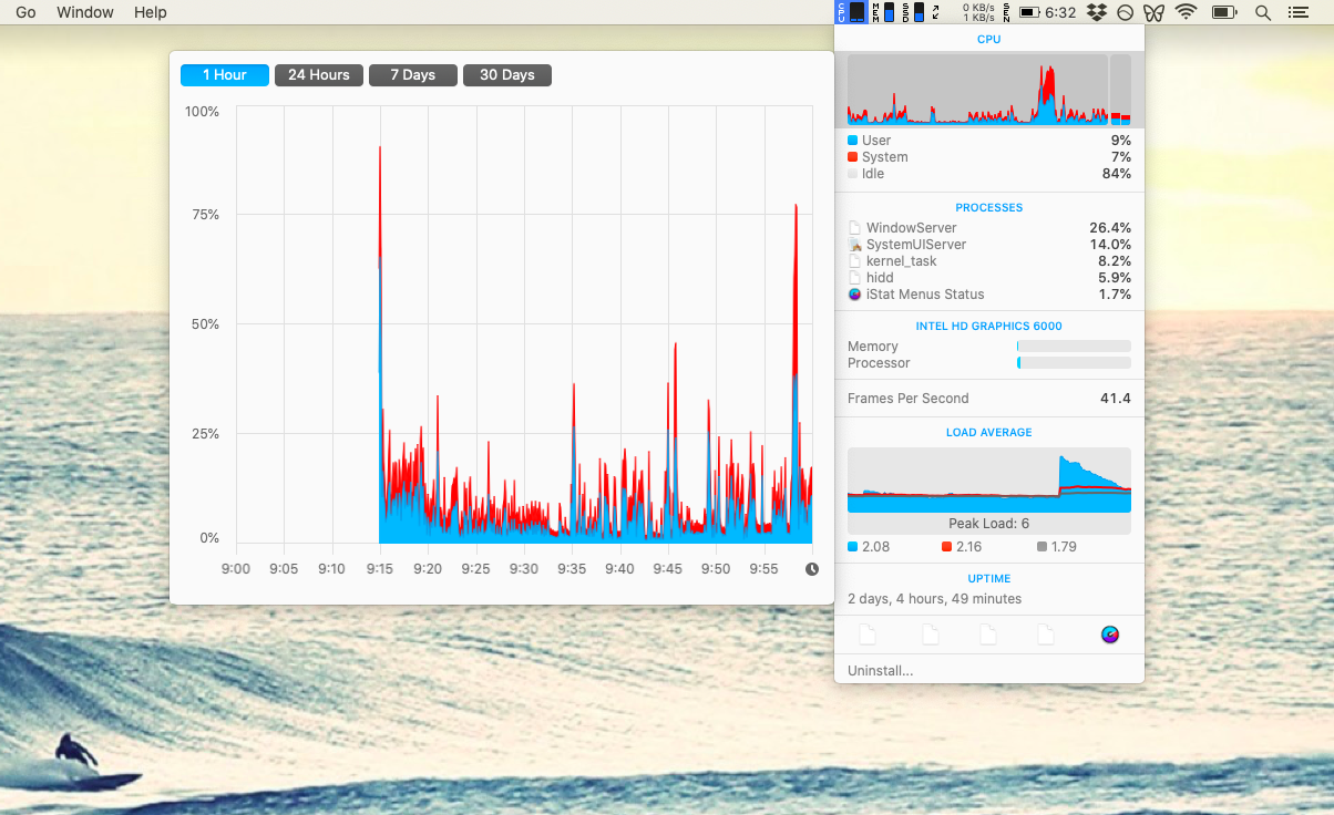 iStat Menus app utility Mac monitor