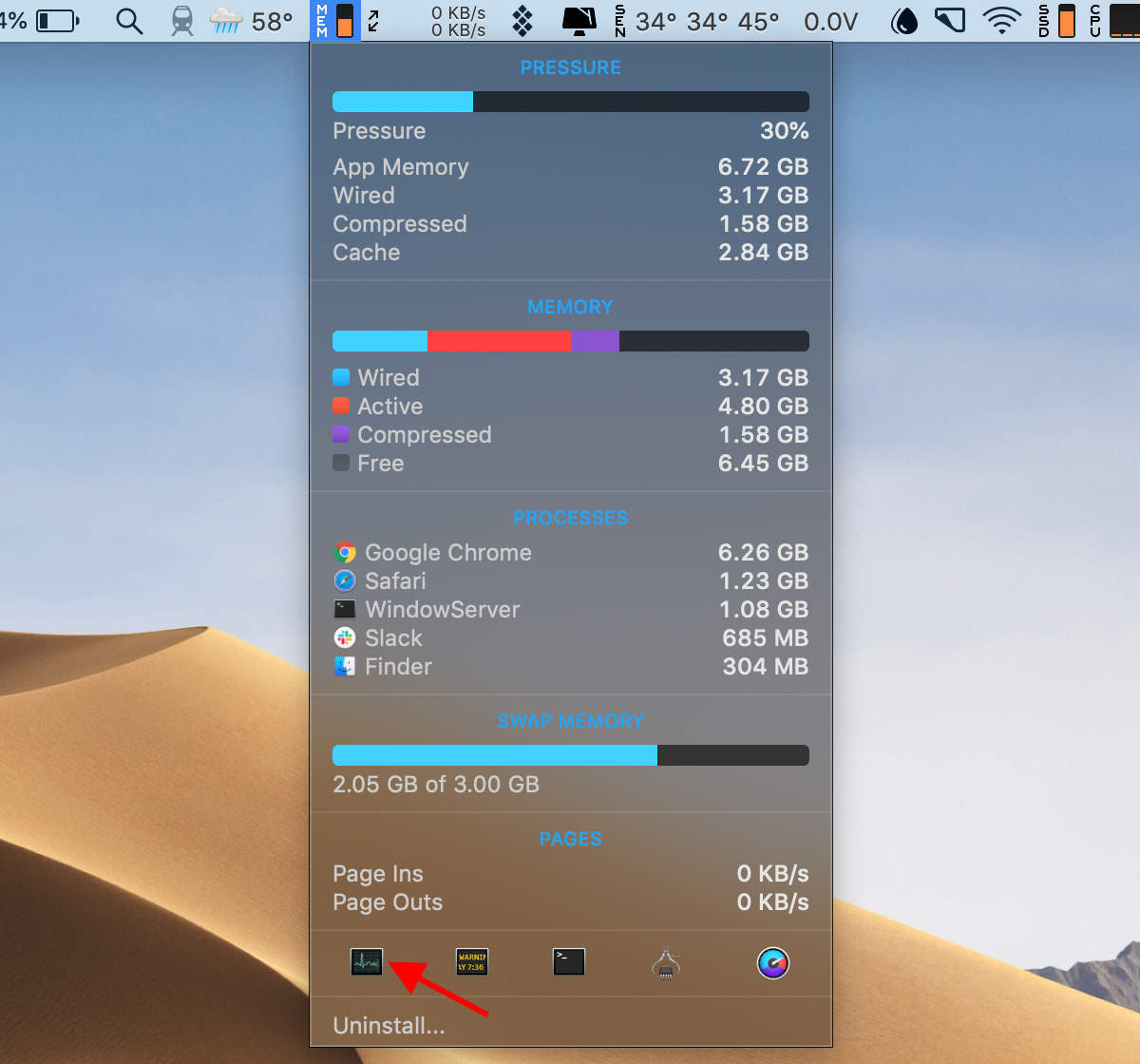 istat menus alternative