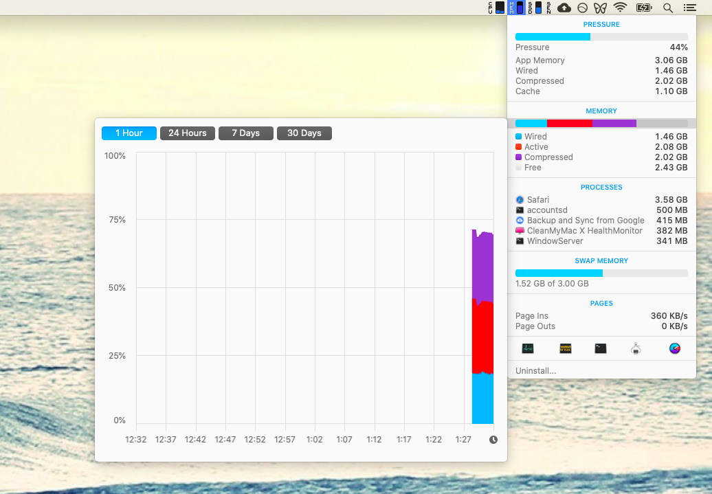 iStat Menus monitor Mac utility