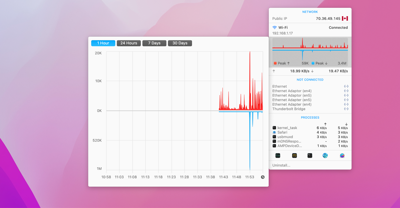 istat menus network settings mac