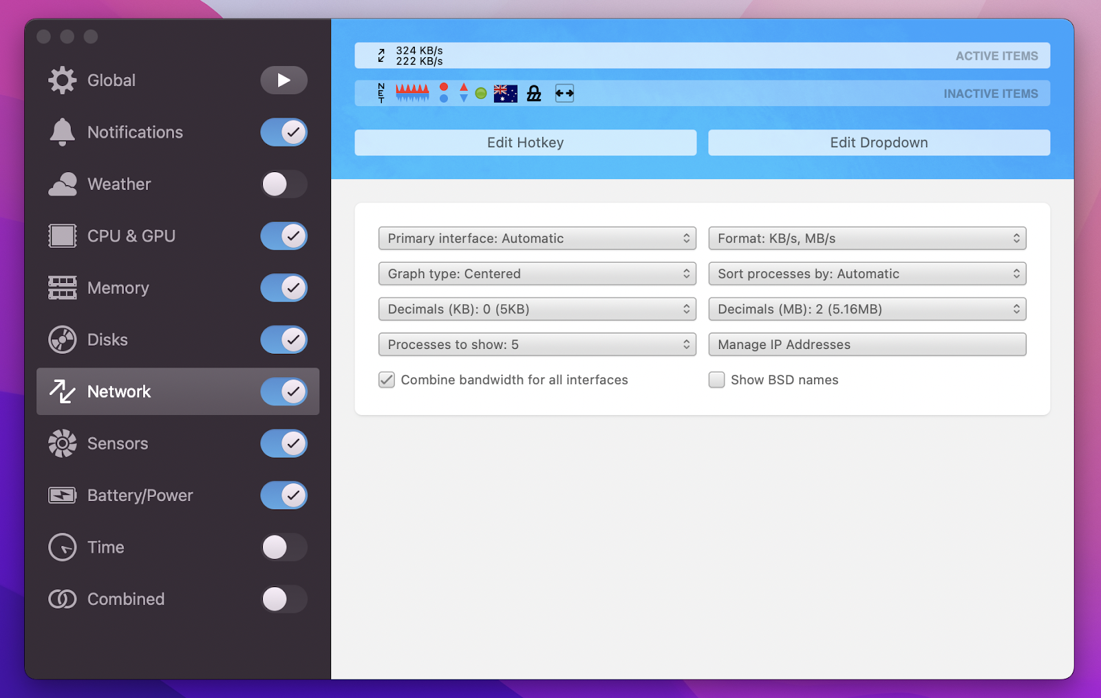 monitoring incoming and outgoing internet connections