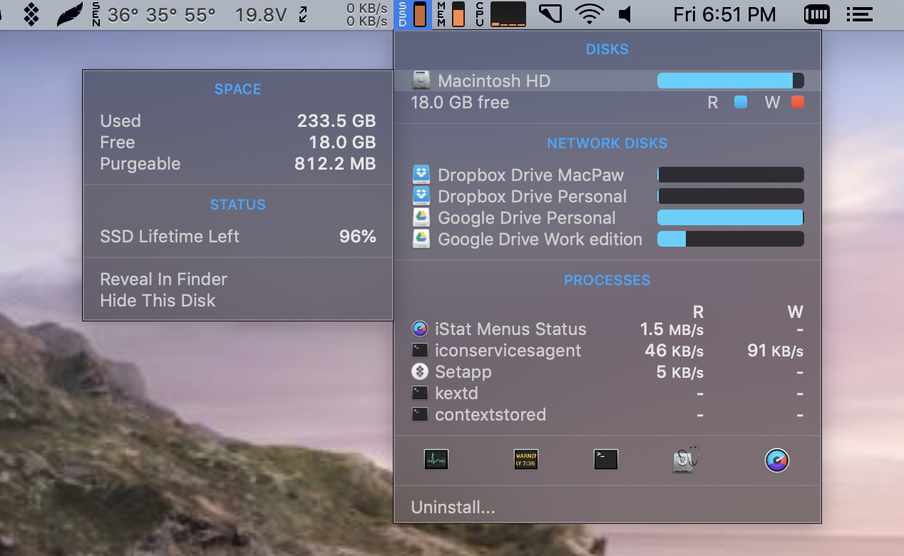 Check Free Space On Mac