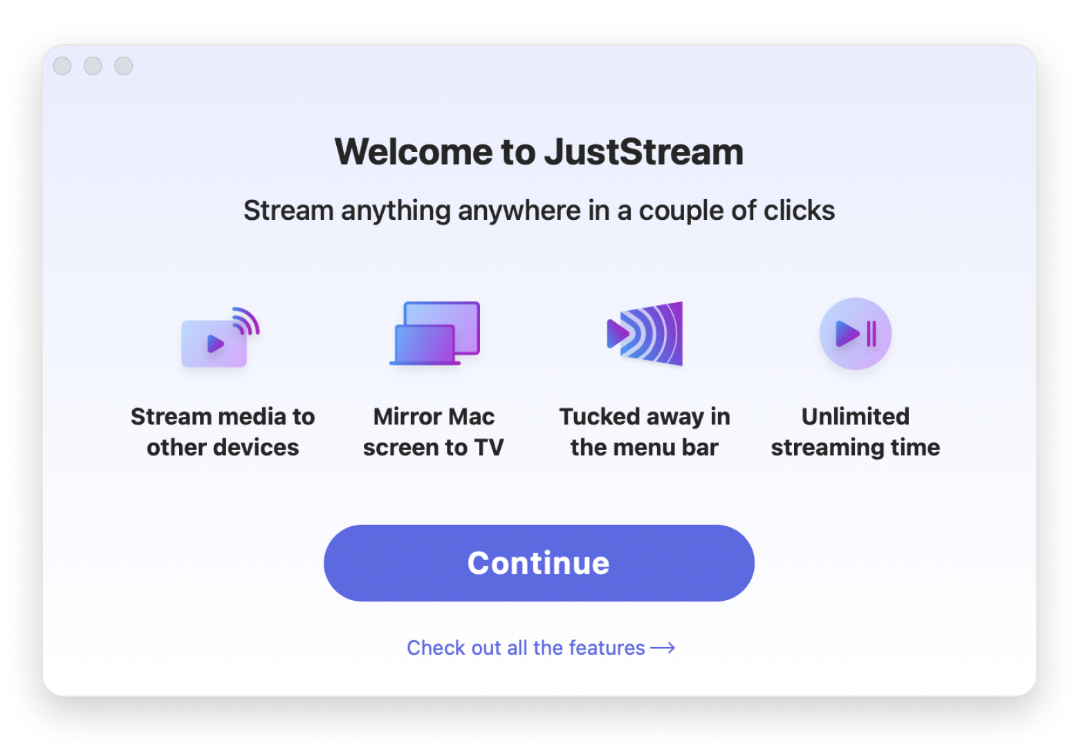 just stream macos