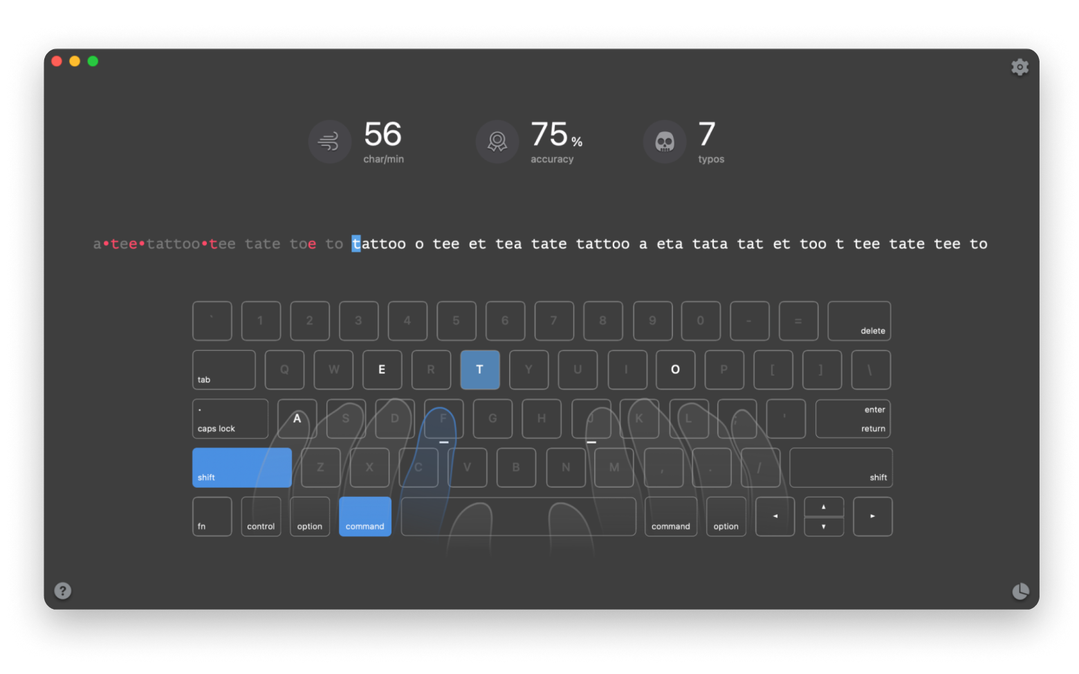 key key typing tutor improve typing speed