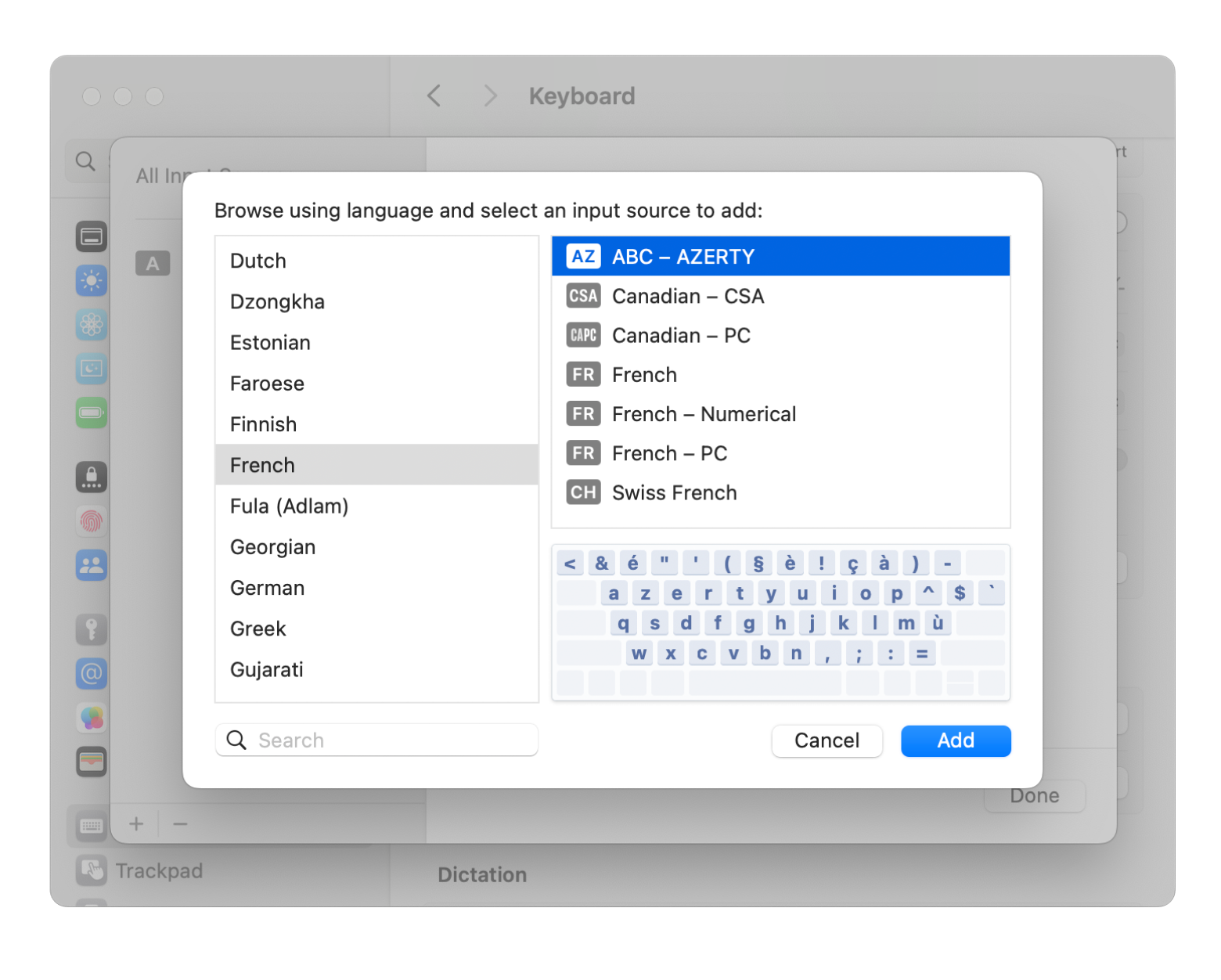 keyboard input source language