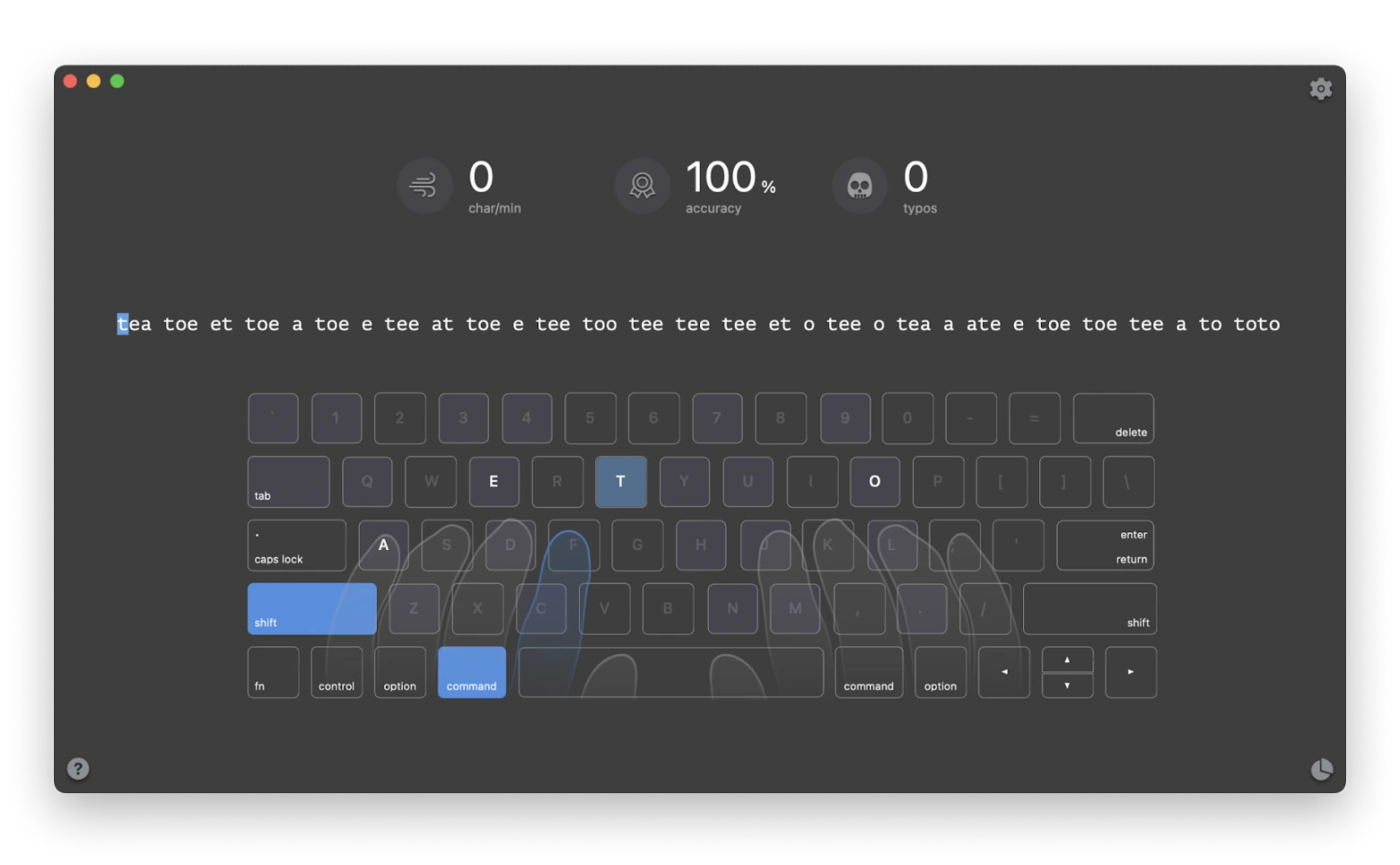 KeyKey Typing Tutor