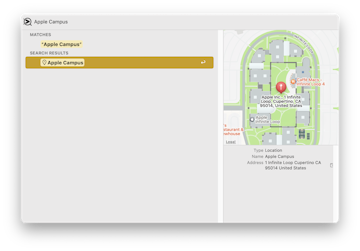 lacona search anything on mac fast