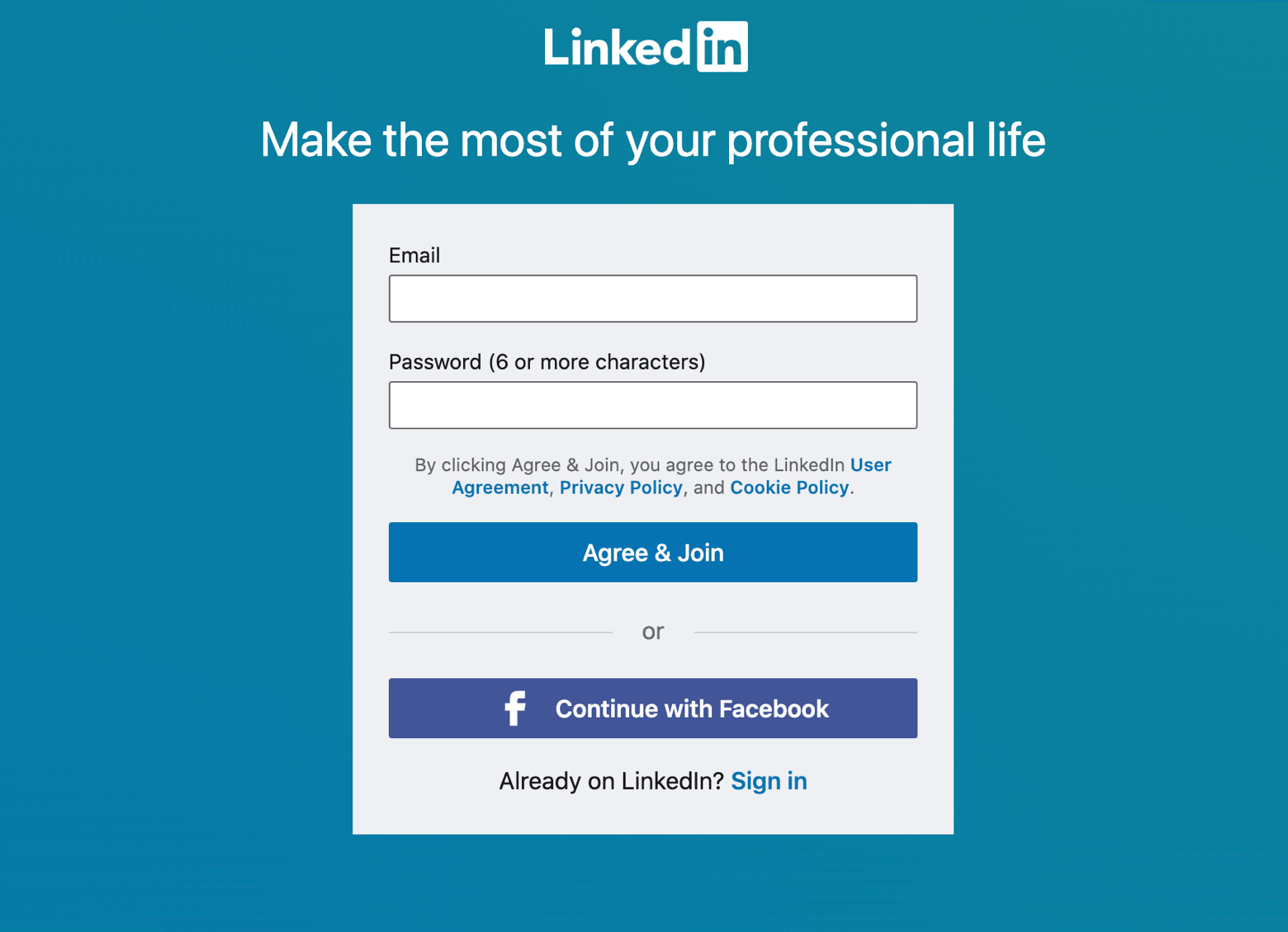 LinkedIn: Log In or Sign Up