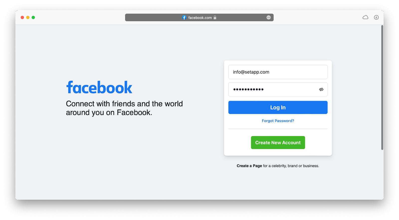 How to create new Facebook accounts on Mac