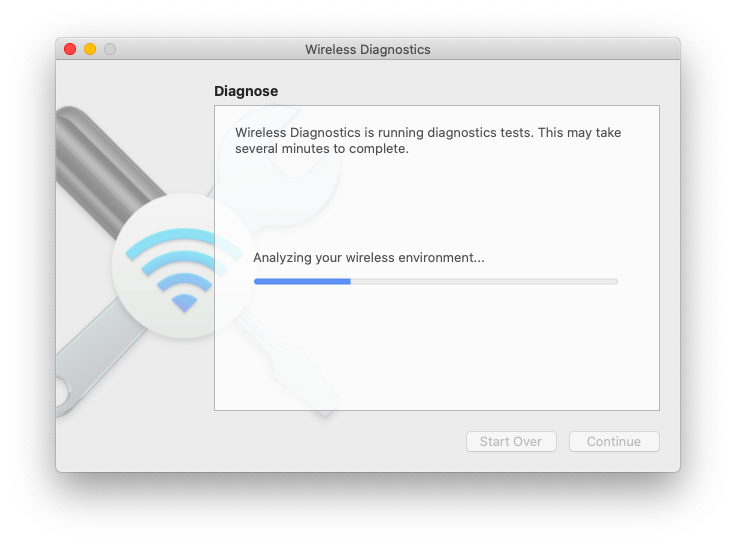 Mac analyze WiFi network