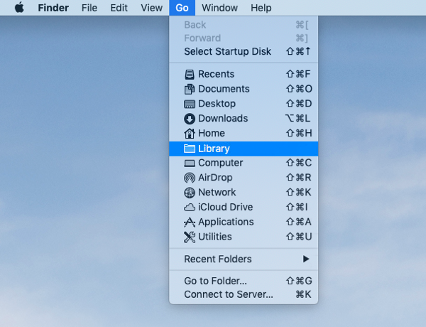 How to show the ~/Library folder on Mac