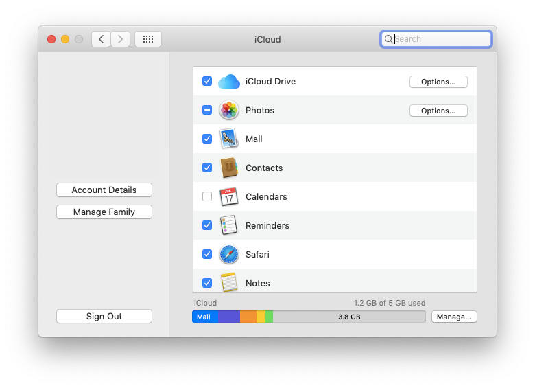 sync mac and iphone icloud