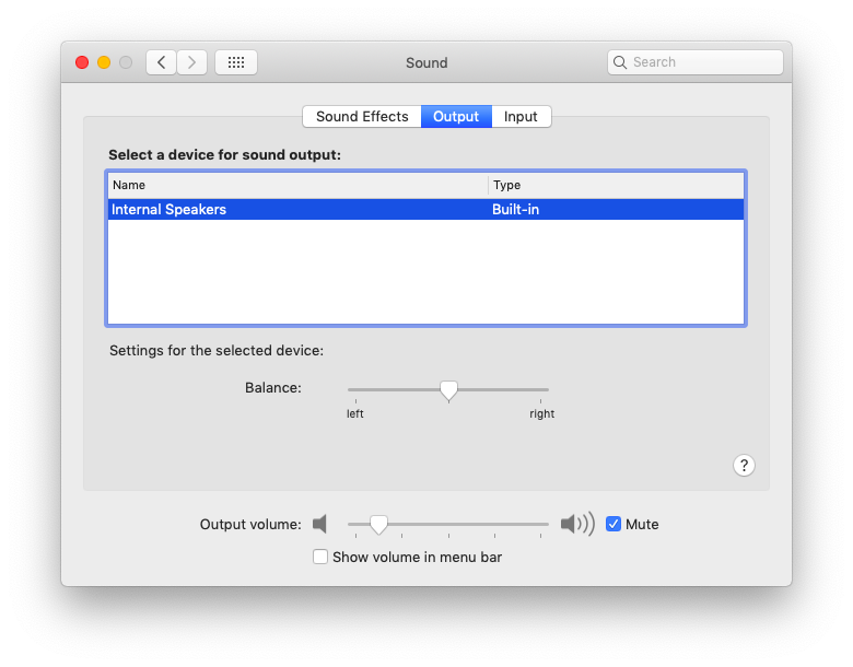 mac control sound for external sound source