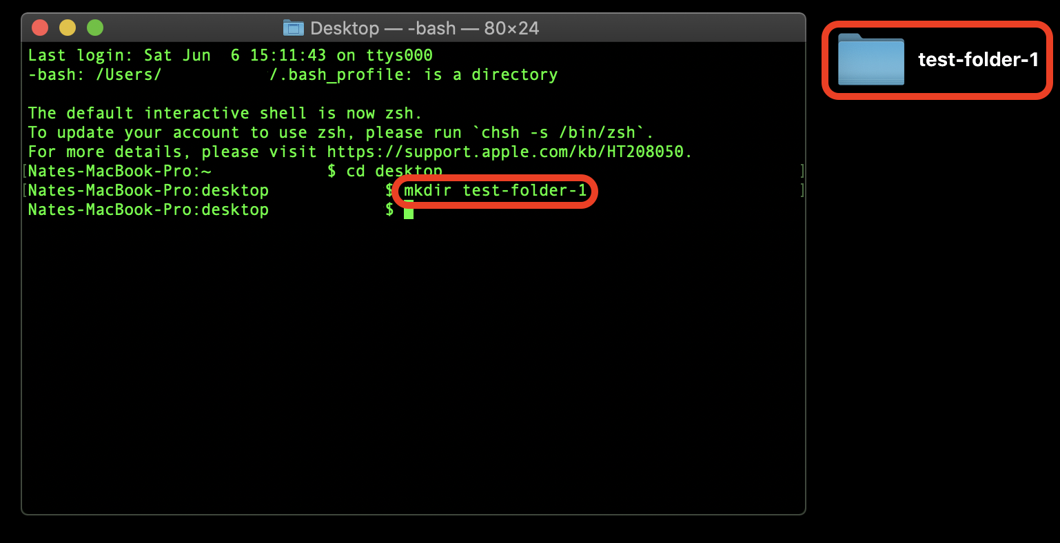 How To Make Folder In Terminal
