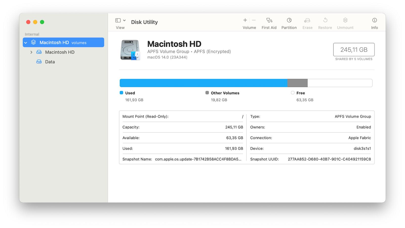 macbook disk utility folder