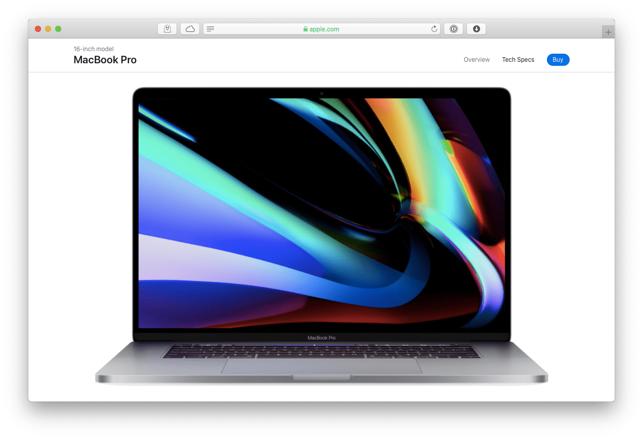 MacBook Pro 16-inch Apple