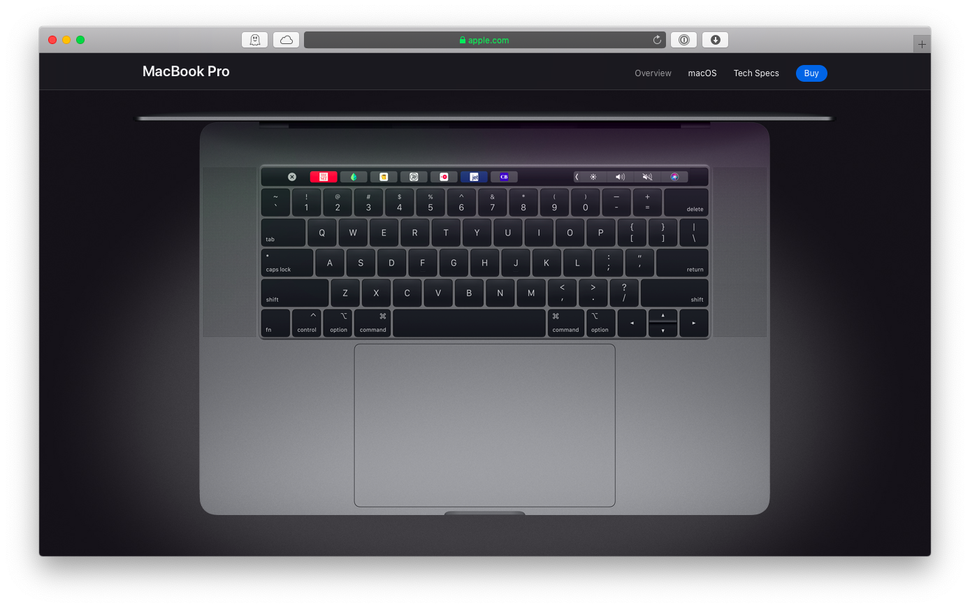 MacBook pro Apple keyboard