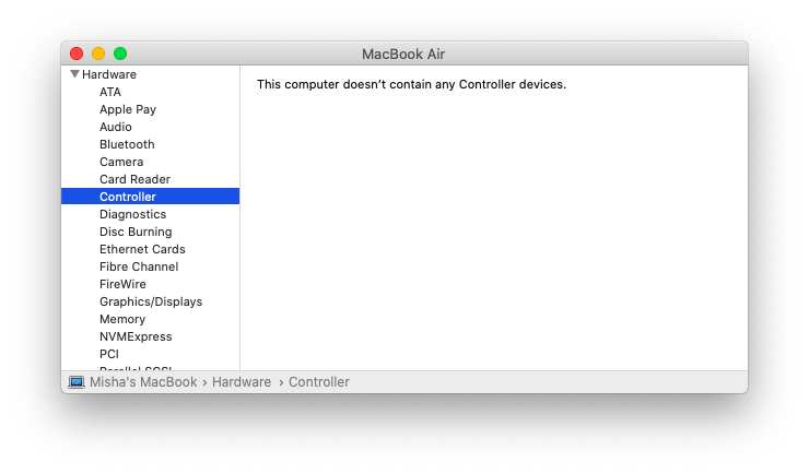 MacBook security chip controller