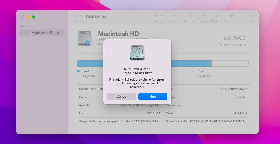 powerful mac terminal commands for repair