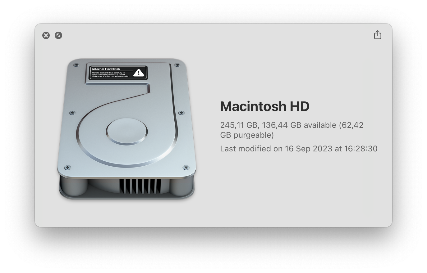 macintosh hd quick look