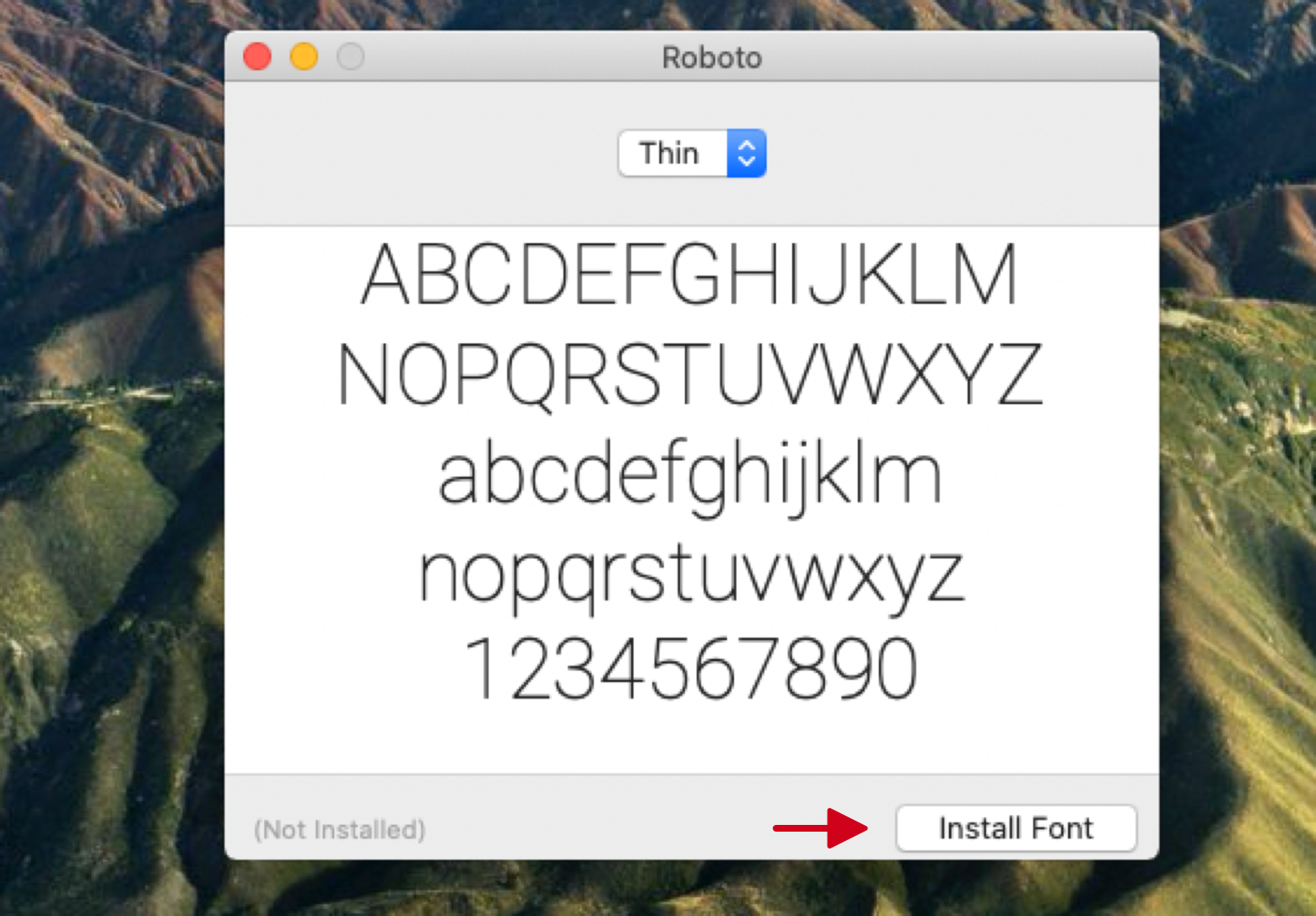 free download font manager for mac