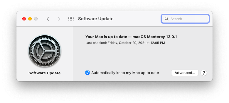 macos software update mac