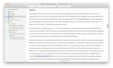Manuscrise Mac pentru modificarea creării lucrărilor de scriere