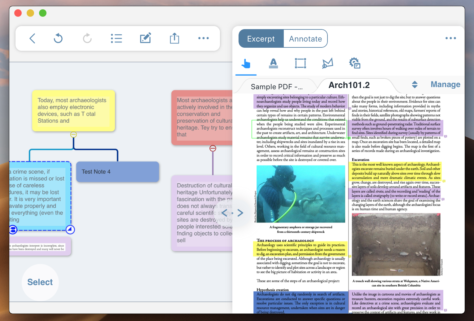 mac app for better note taking college