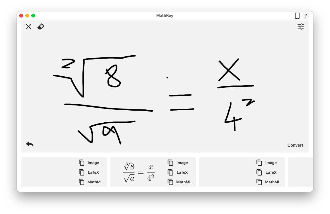 app for writing math equations mac