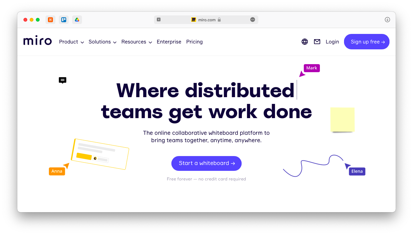 miro collaborate team application online