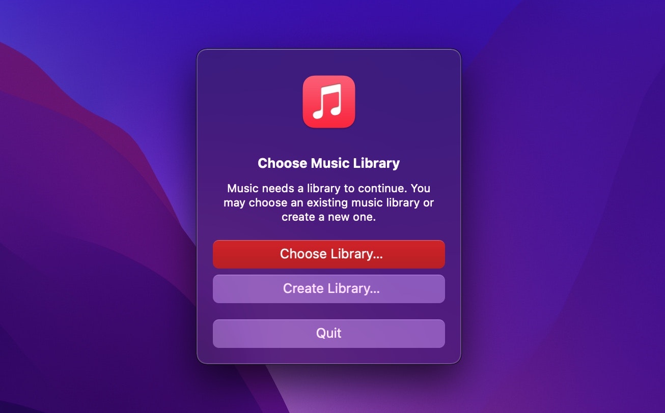 Choose Music Library