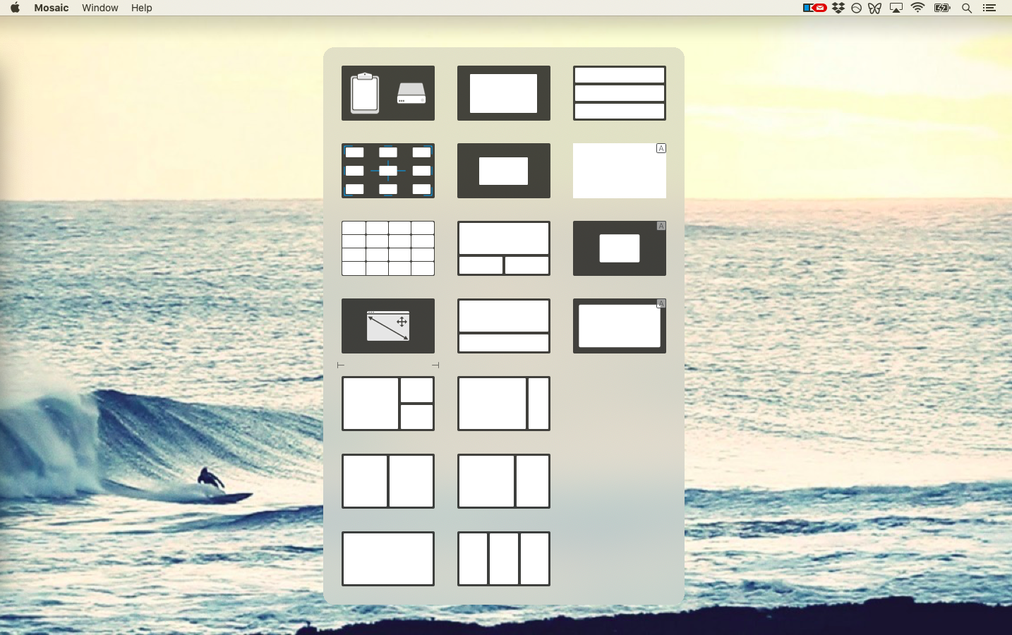 Mosaic app window manager Mac iPad