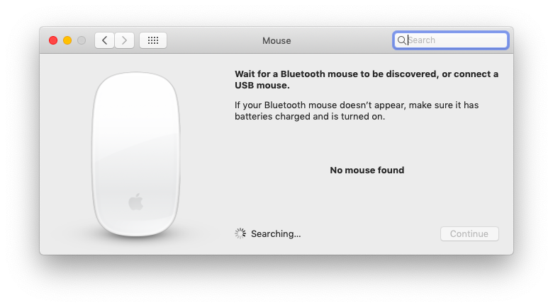 mouse bluetooth mac
